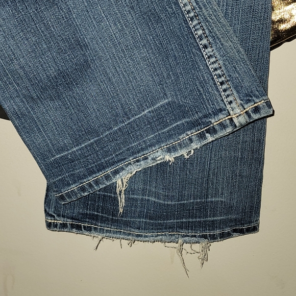 BKE Distressed Flare Jeans "Sabrina" - Picture 6 of 14